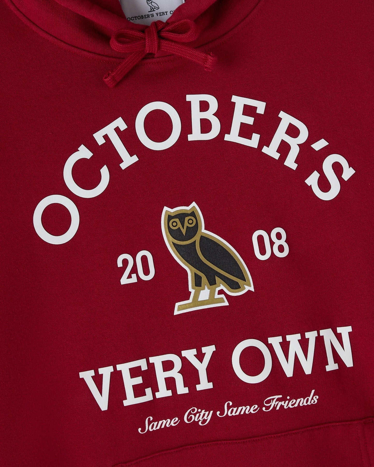 Collegiate Hoodie Deep Red