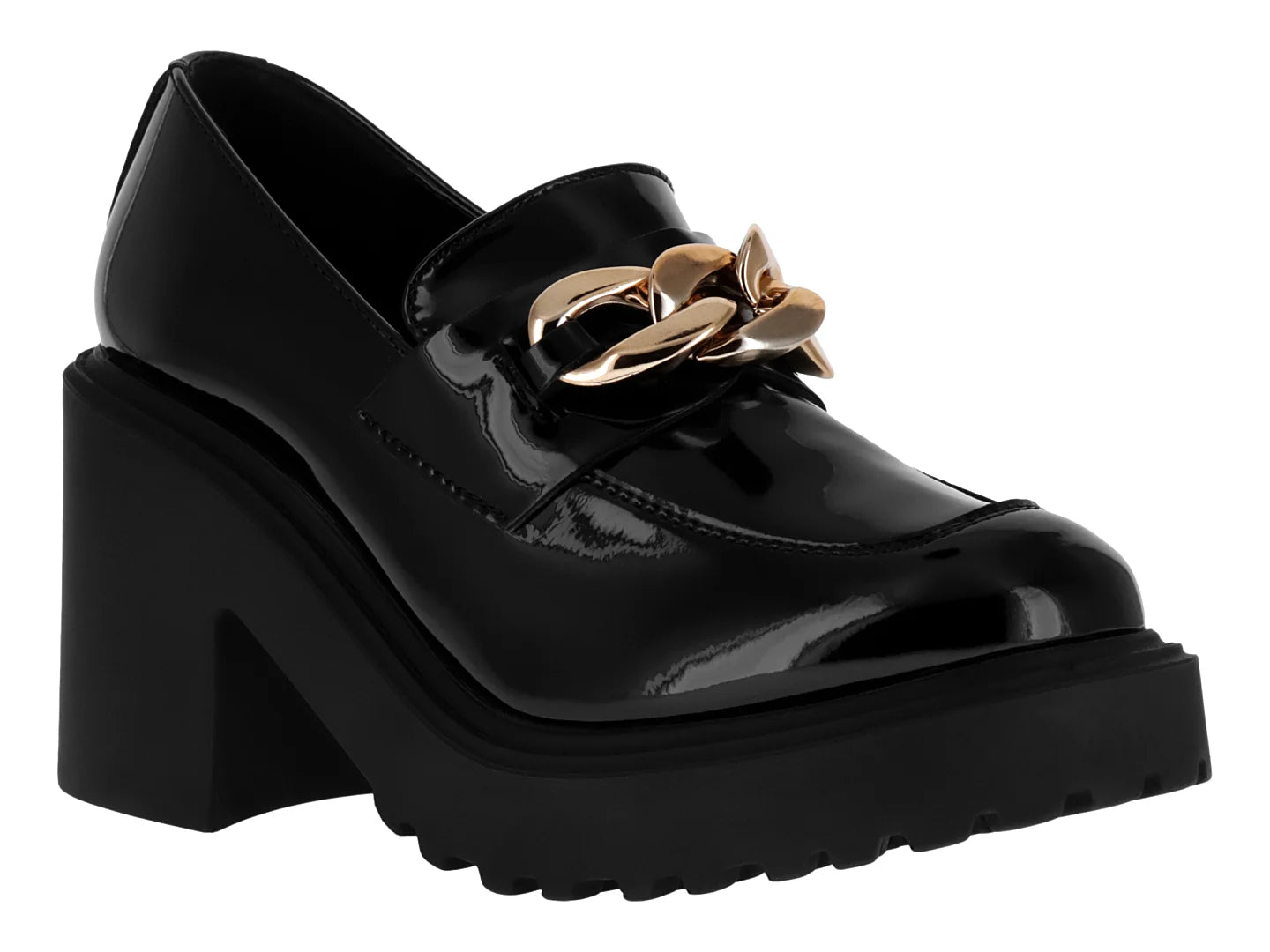 Zapatos Mocasines EFE Charol Negro para Mujer