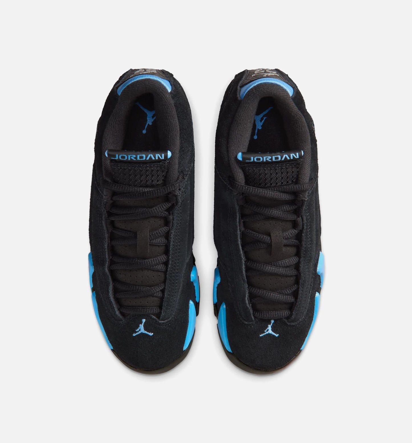 Air Jordan 14 Retro Black University Blue Grade School Lifestyle Shoe Black White University Blue