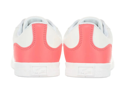 Tenis Lacoste Lerond Blancos con Rosa para Mujer