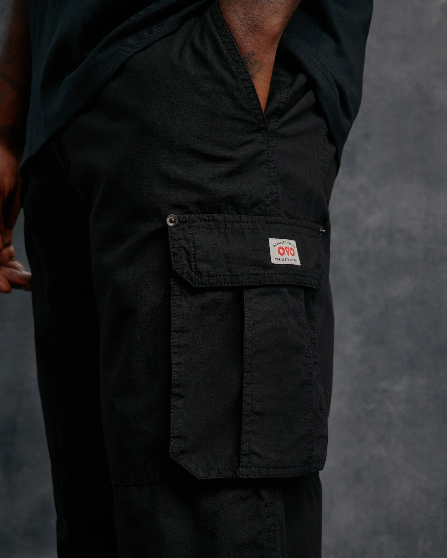 Multi Pocket Cargo Pant Black