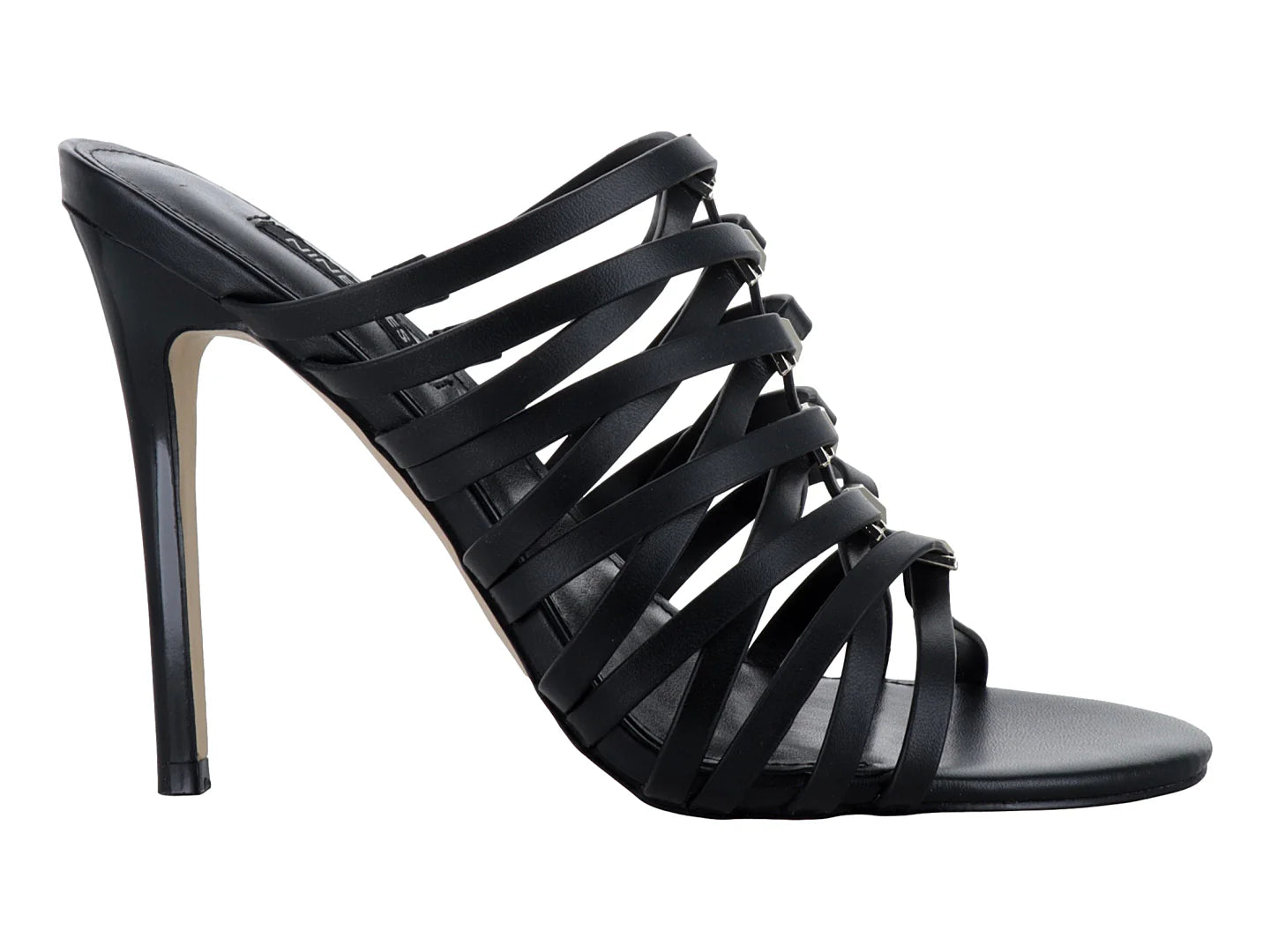 Sandalias Nine West Negras de Tacón Alto para Mujer
