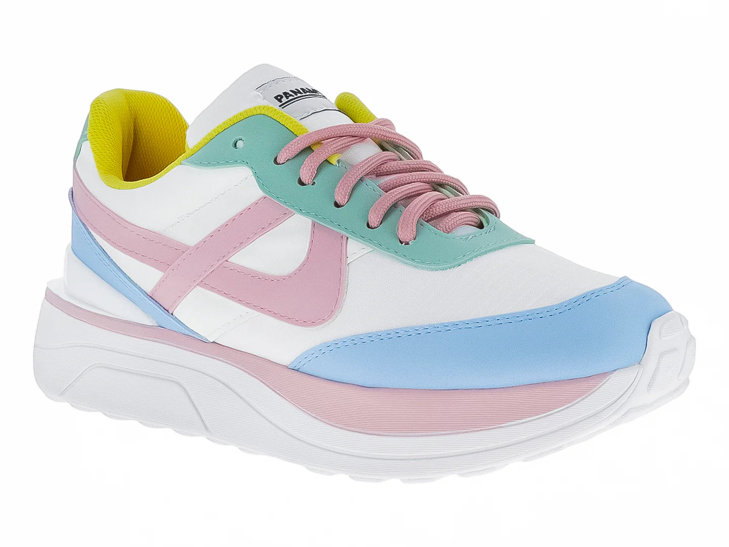 Tenis Panam Celeste Blanco para Mujer
