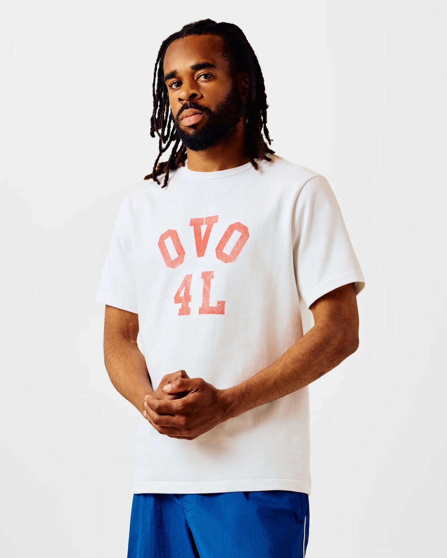 OVO4L Ladder Stitch Tee Alphonso Mango