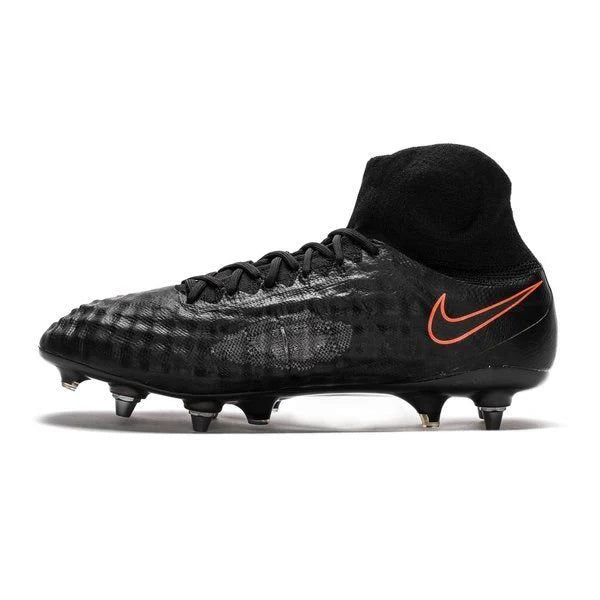 Nike Magista Obra II SG Pro Soft Ground Soccer Cleats Black Total Crimson