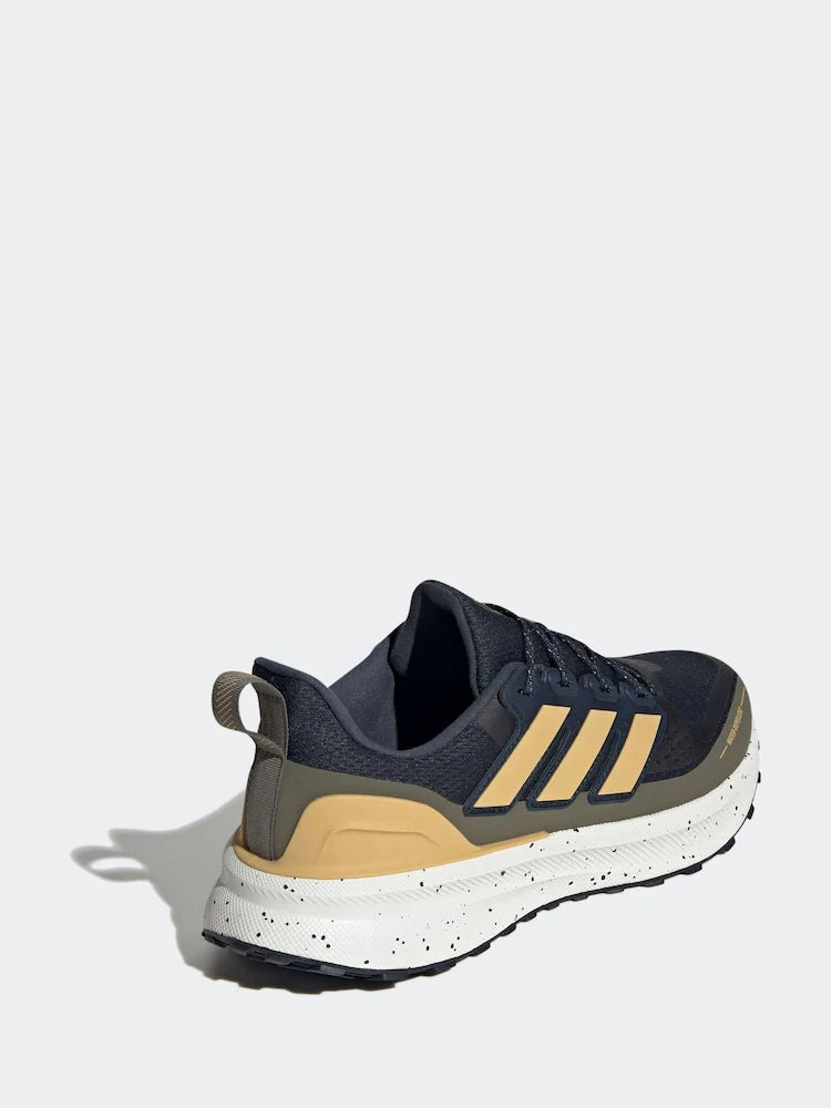 Adidas Runfalcon Edge Homme Baskets Running Confortables Noir Beige