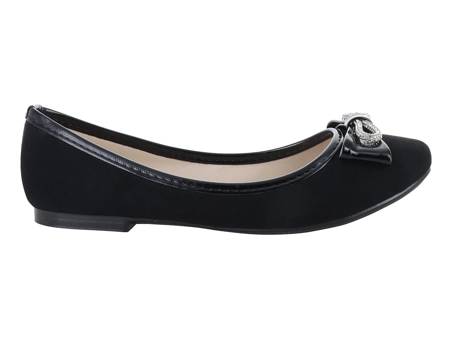 Zapatos Luna Rosa Balerinas Negro para Mujer