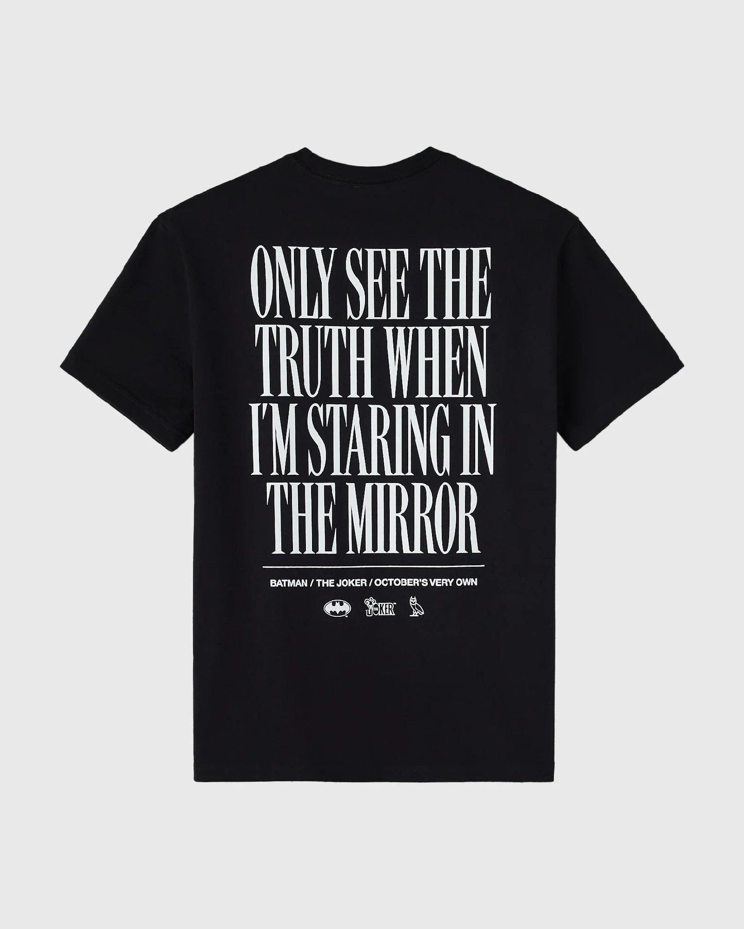Batman The Joker Mirror Tee Black