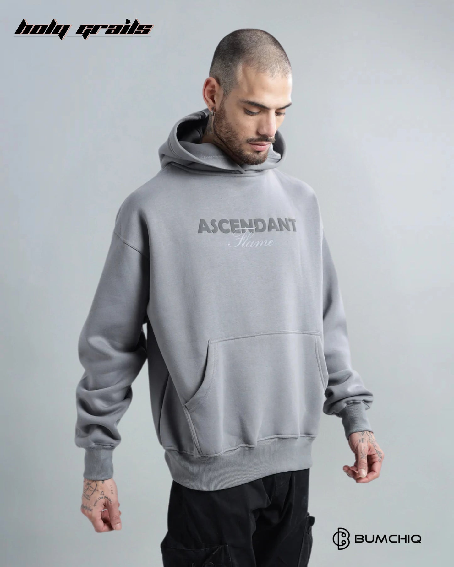 Ascendant Grey Hoodie HG x Bumchiq