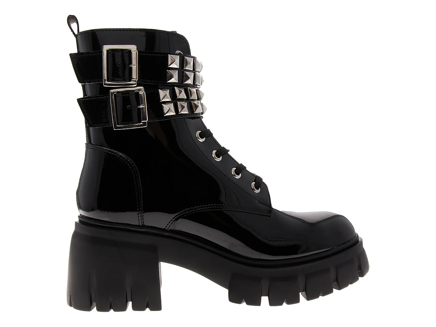 Botines Models de Charol Negro para Mujer