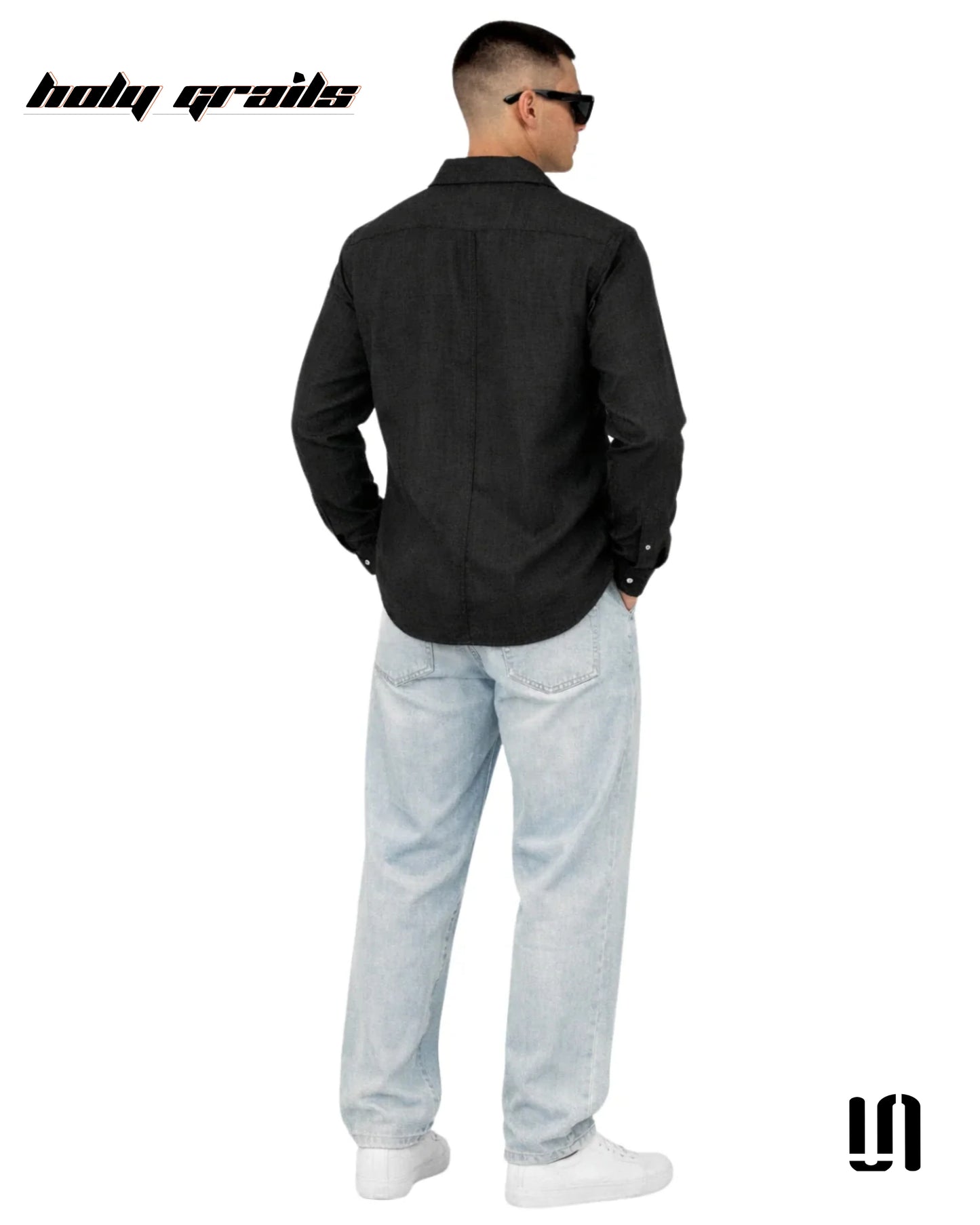 Midnight Black Linen Shirt HG x Sullitt