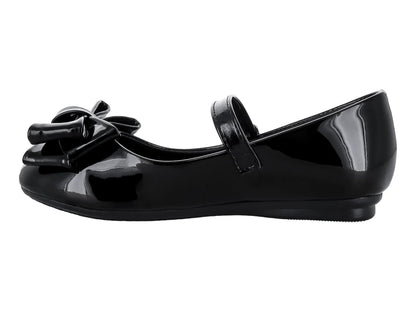 Zapatos Planos Genesis Charol Negro para Niña