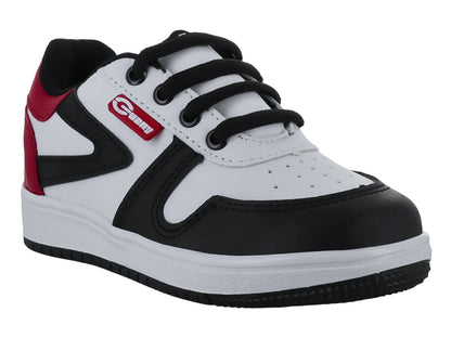 Tenis Guany Blanco y Negro para Niño