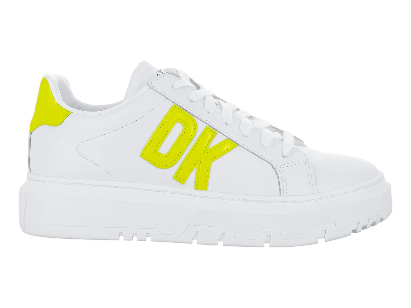 Tenis DKNY Plataforma Blanco y Verde para Mujer