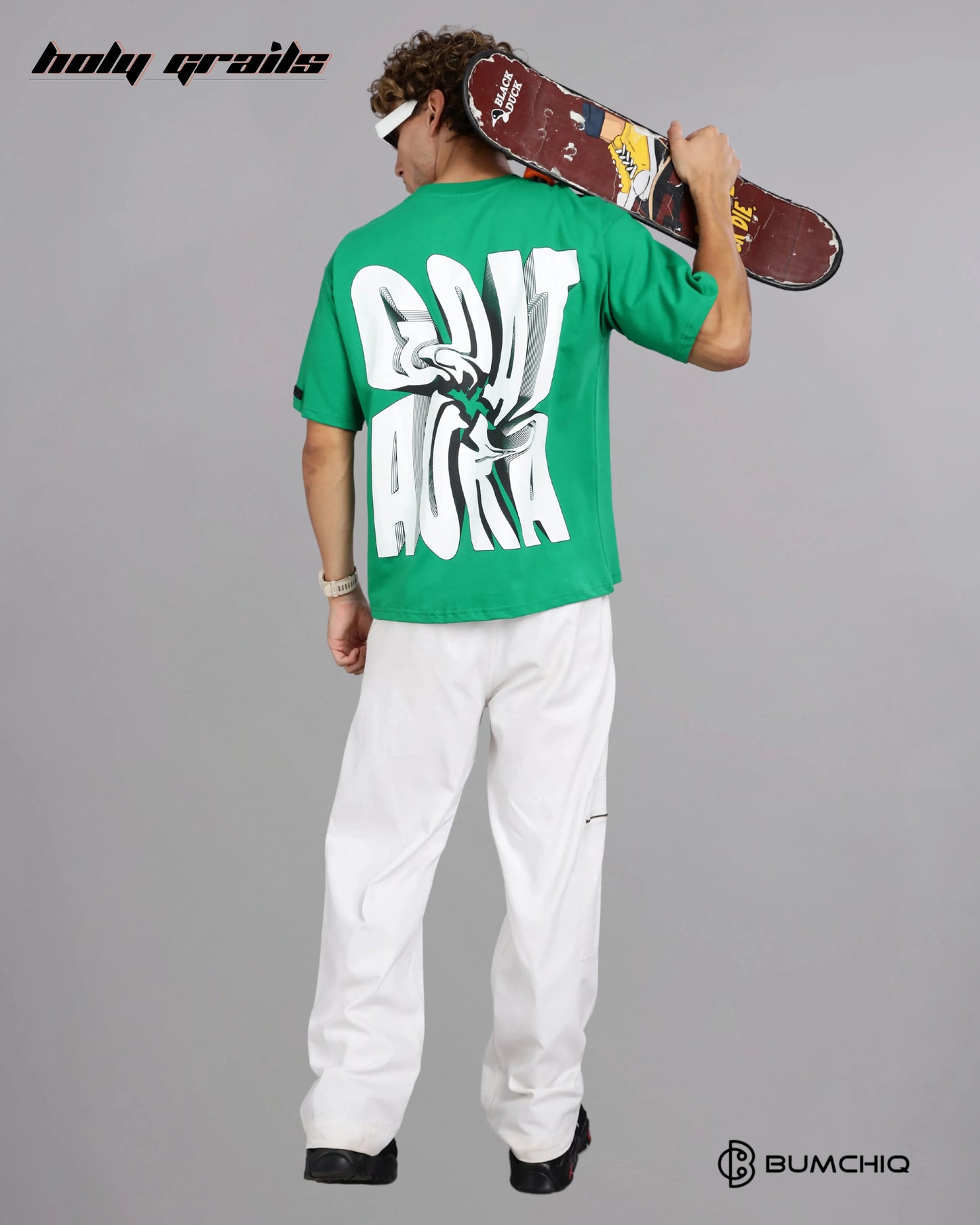 Goat Aura Green Oversize Tee HG x Bumchiq