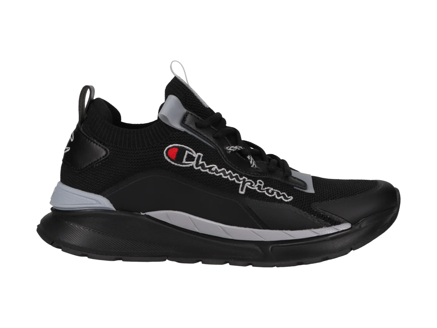 Tenis Champion Flexer Spell Negro y Gris para Hombre