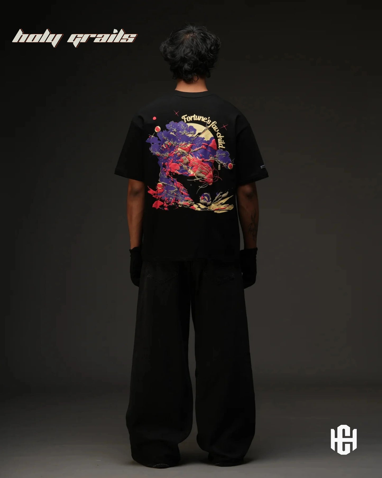 The Fortune Black Graphic Tee HG x Charactr