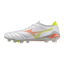 Mizuno Morelia Neo V Beta Pro FG Mens Soccer Cleats White Orange