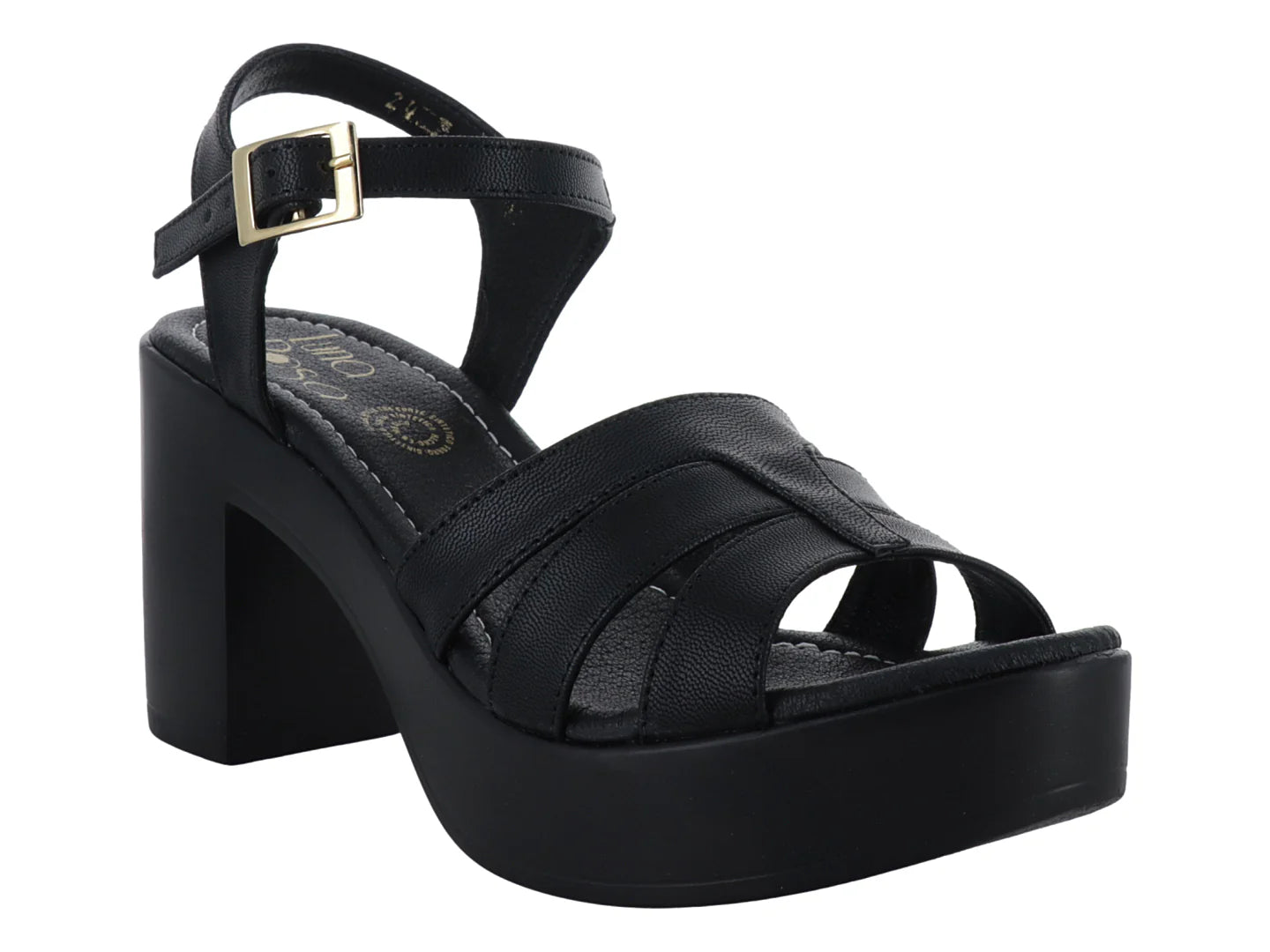Zapatillas Casuales Luna Rosa Negro para Mujer