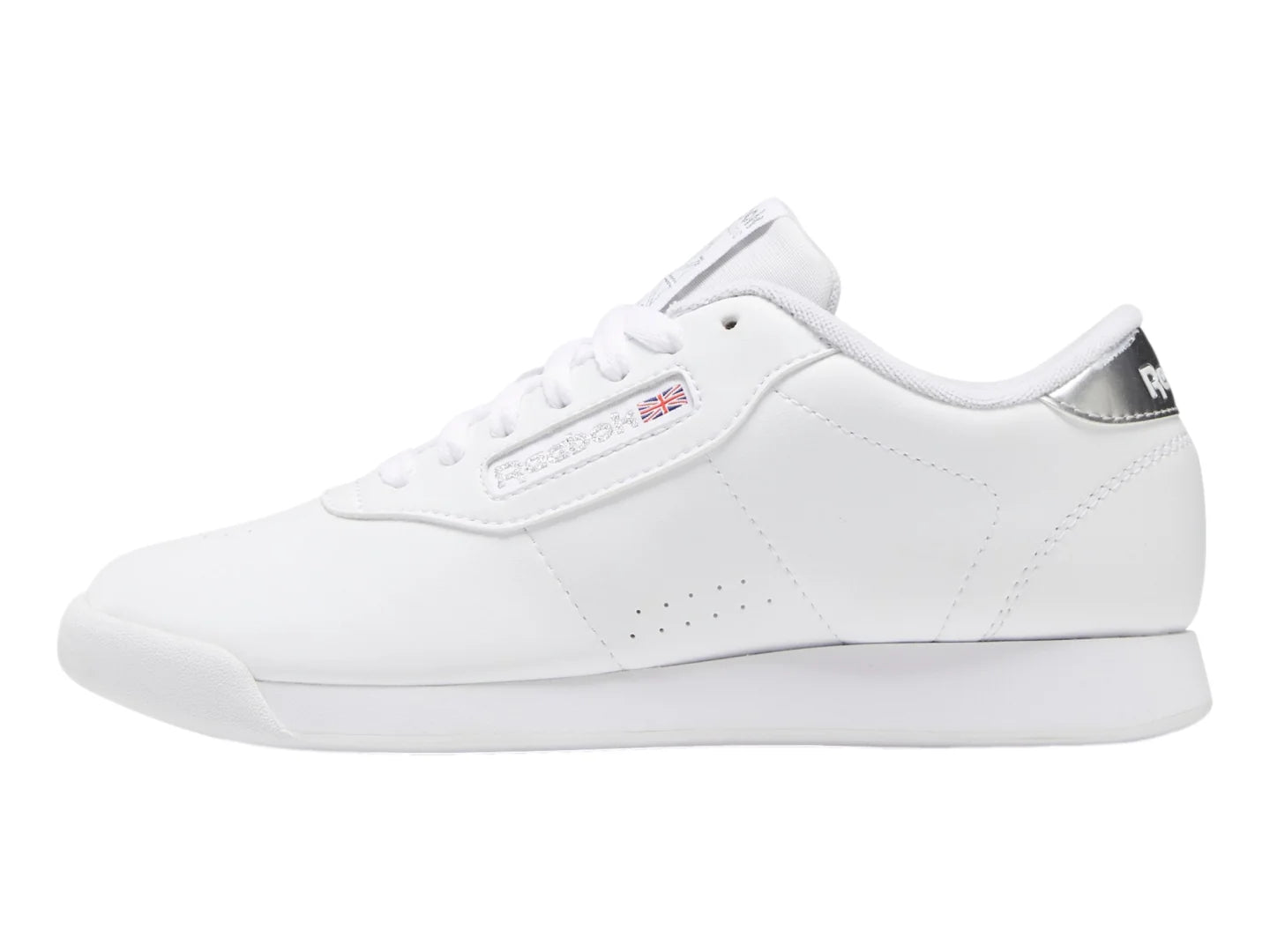 Tenis Reebok Princess Blanco y Plateado para Mujer