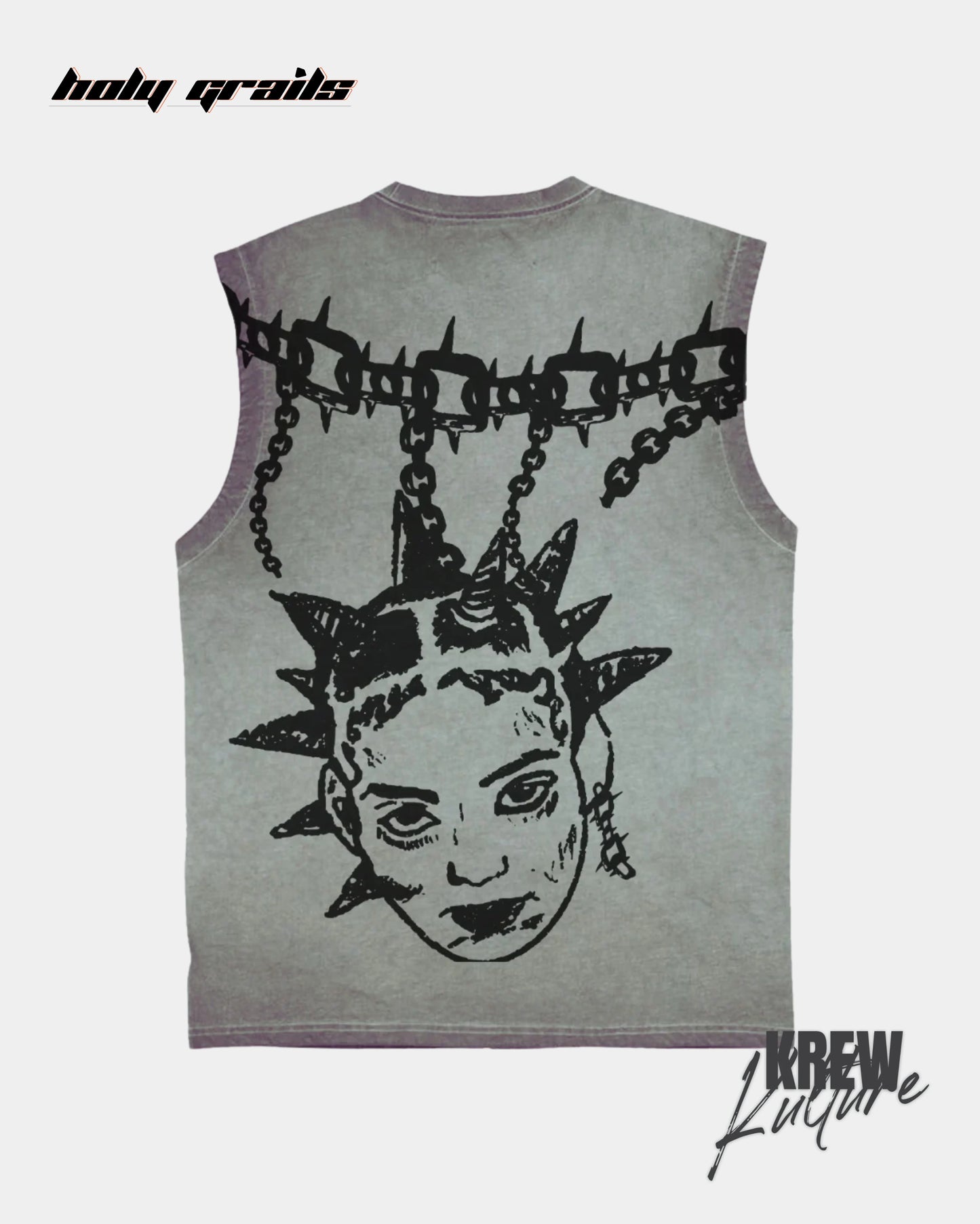 The Tangled Truth Grey Vest HG x Krewe Kulturr
