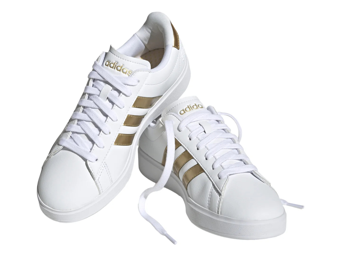 Tenis Adidas Grand Court Cloudfoam Blancos para Mujer