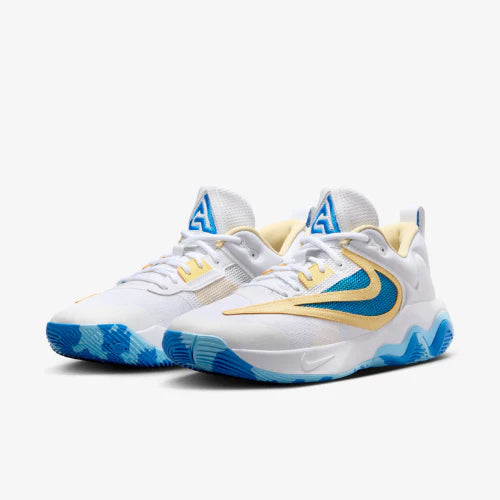 Tênis Nike Giannis Immortality 3 Branco Azul