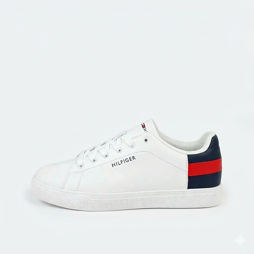 Tommy Hilfiger Blanche Chaussure Élégante Confort Homme