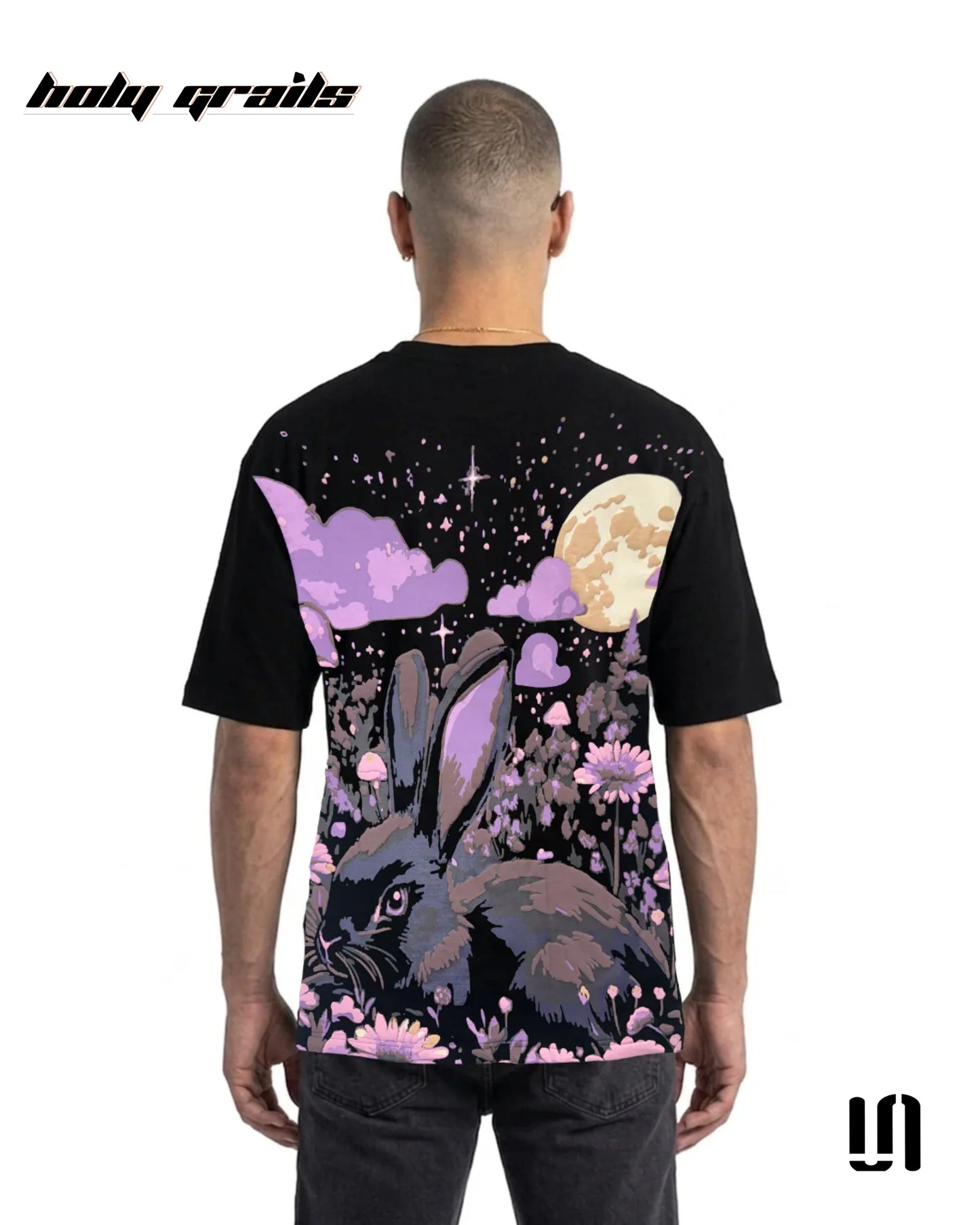 Eclipse Bunny Black Tee HG x Sullitt