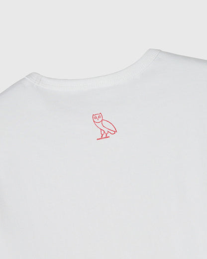 OVO4L Ladder Stitch Tee White