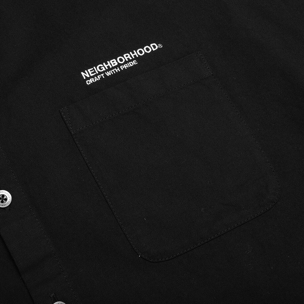 Over Shirt L S Black