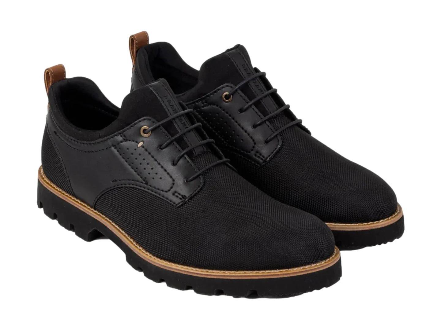 Zapato Brantano Lona Luxe Negro para Hombre