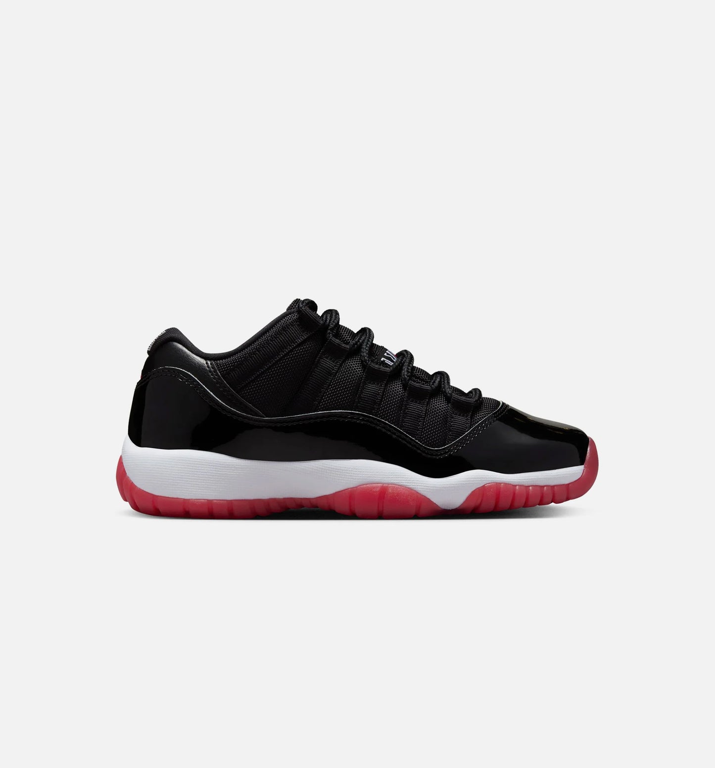 Air Jordan 11 Retro Bred Grade School Lifestyle Shoe Black Varsity Red White Free Shipping