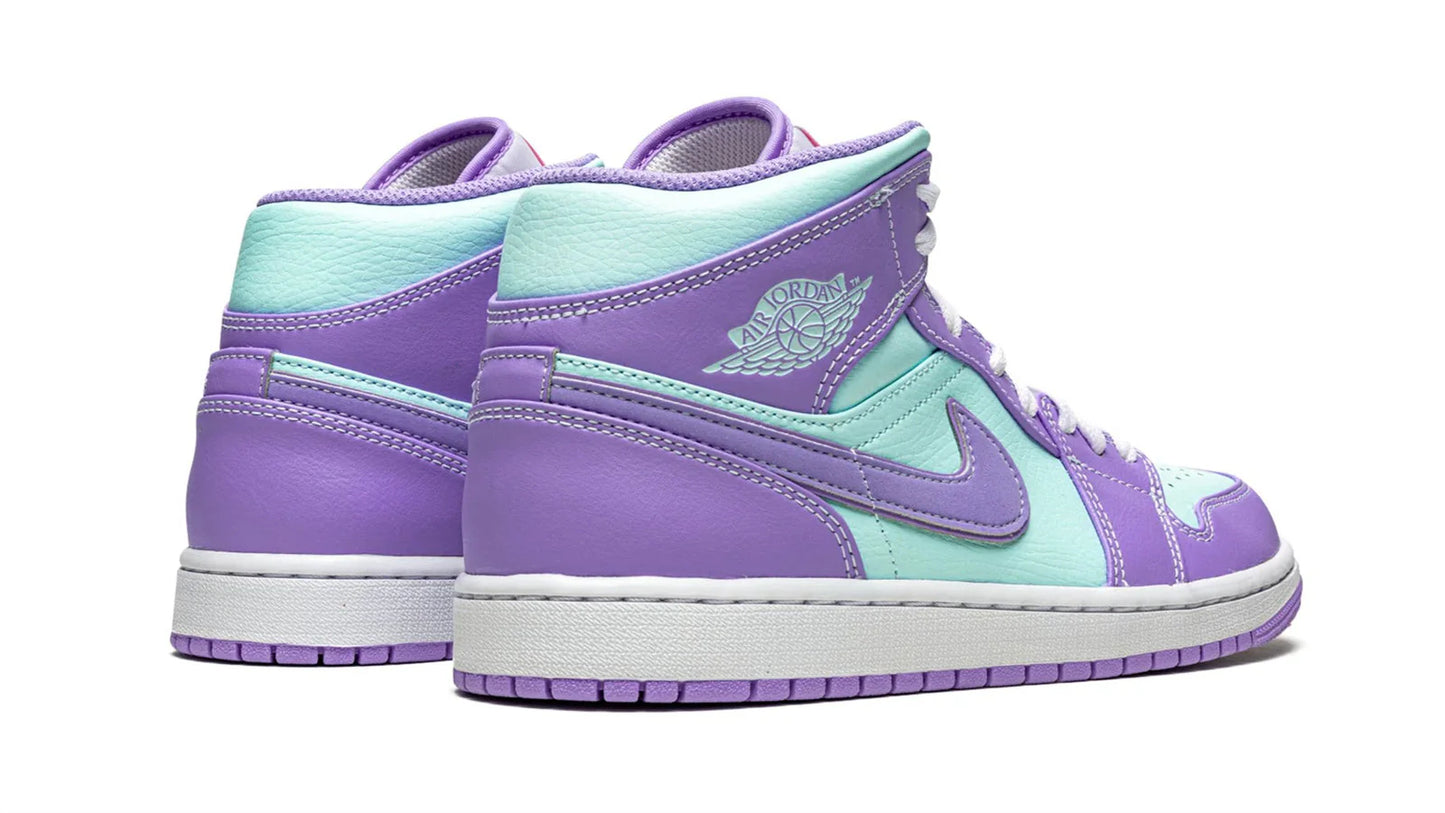 Air Jordan 1 Mid Purple Pulse Glacier Blue