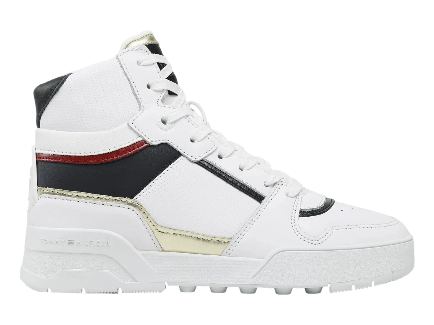 Tenis Tommy Hilfiger High Basket Blanco para Mujer