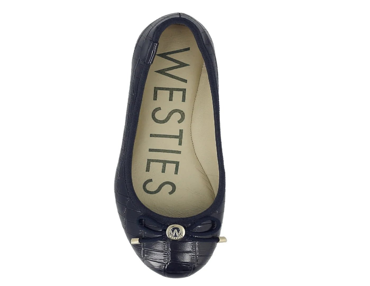 Zapatos Flats Westies Negros para Mujer