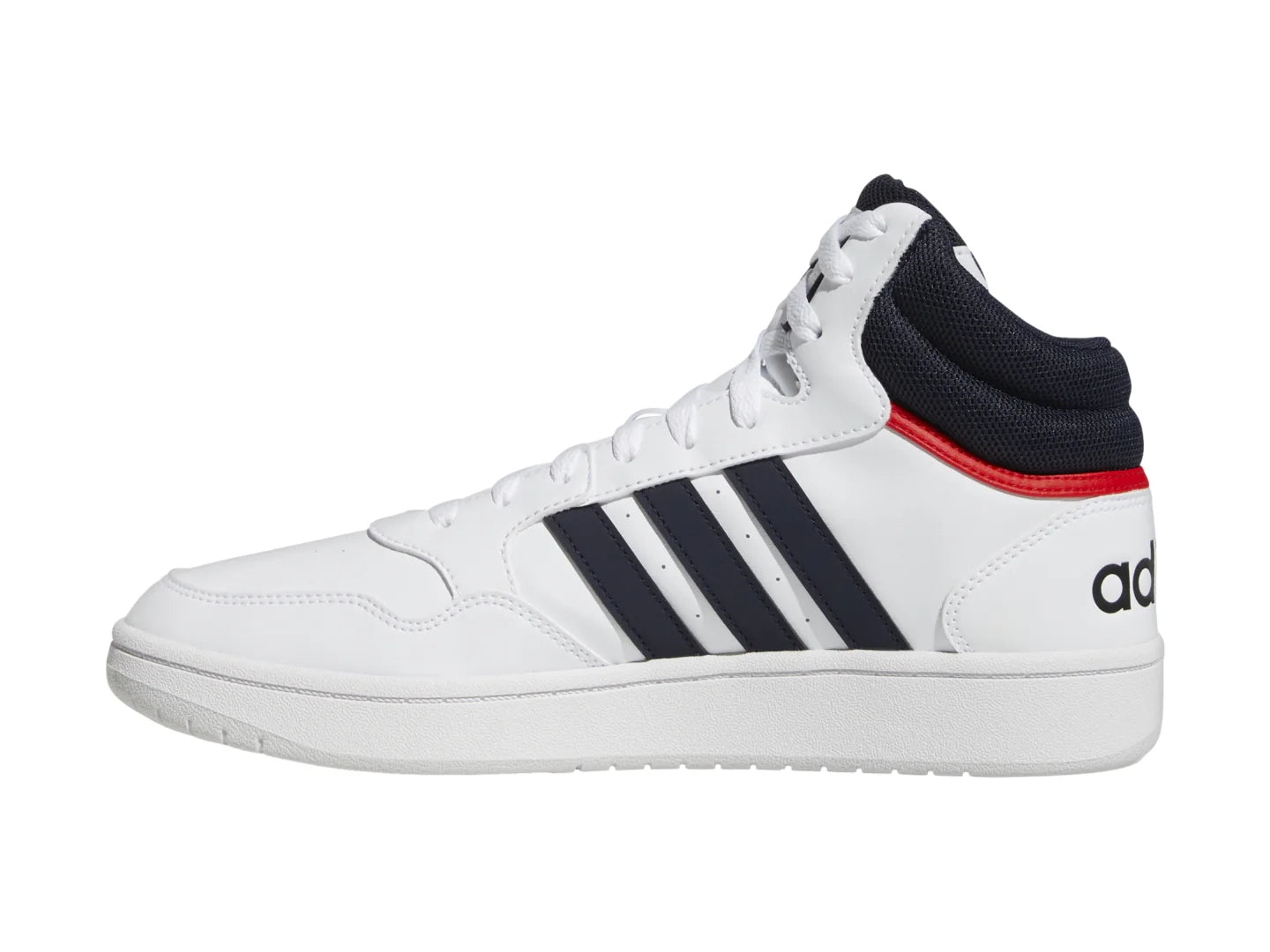 Tenis Adidas Hoops 30 Mid Blanco y Azul para Hombre