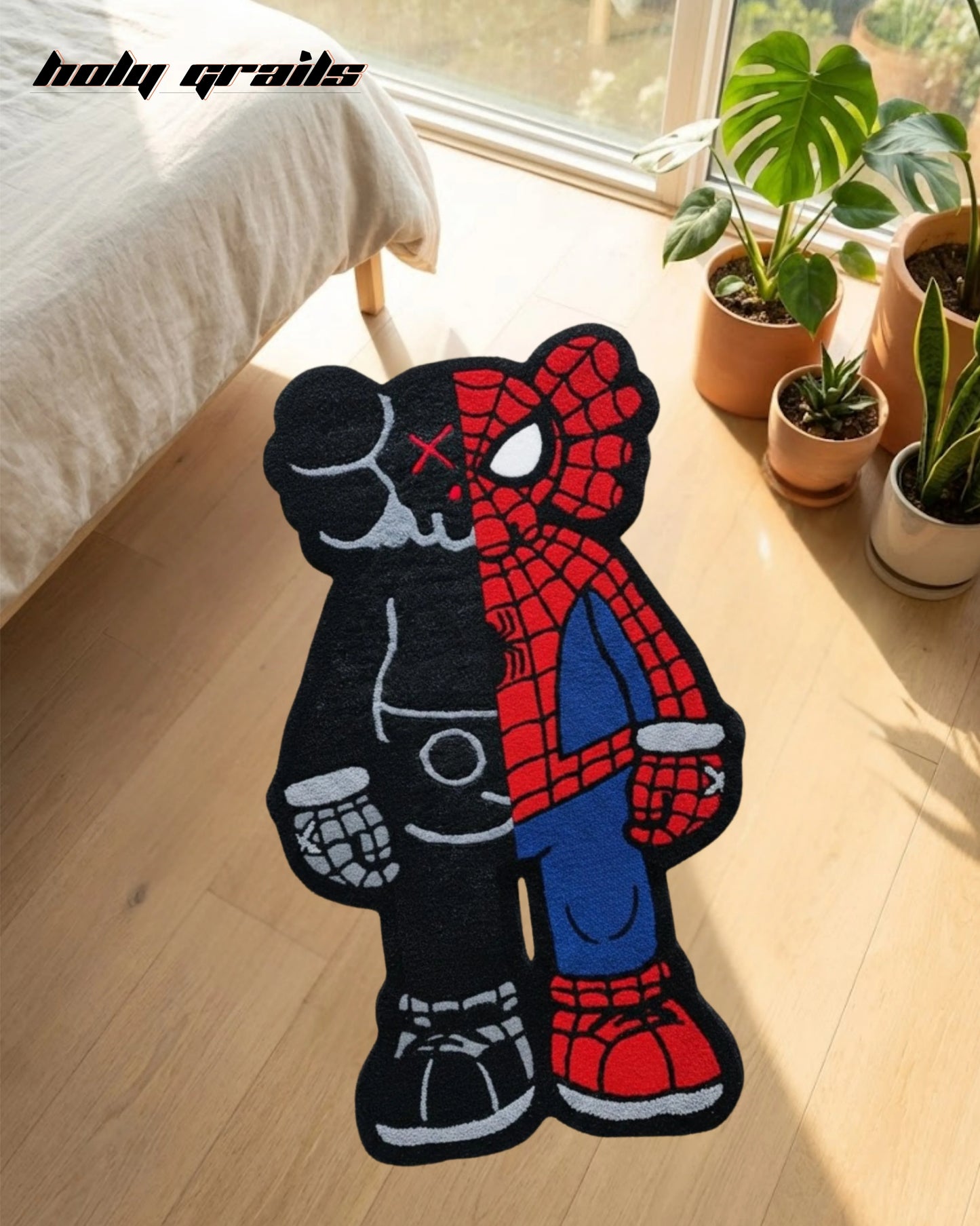 Spider Man x Kaws Hand Tufted Rug