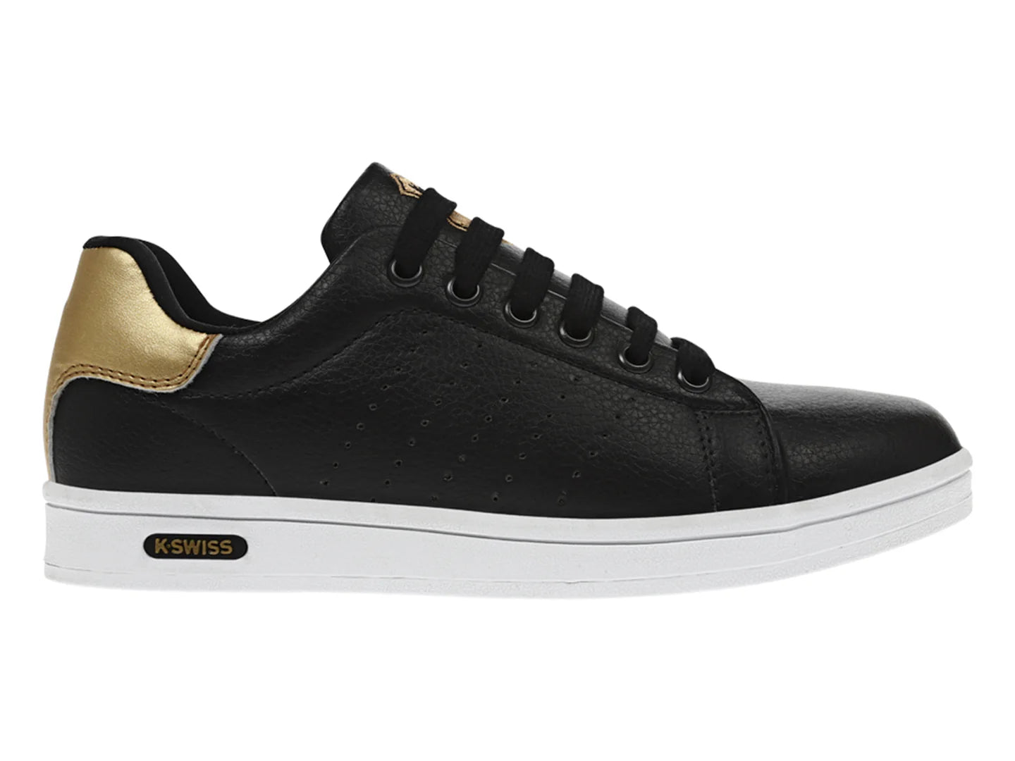 Tenis K SWISS Loki Negro y Dorado para Mujer