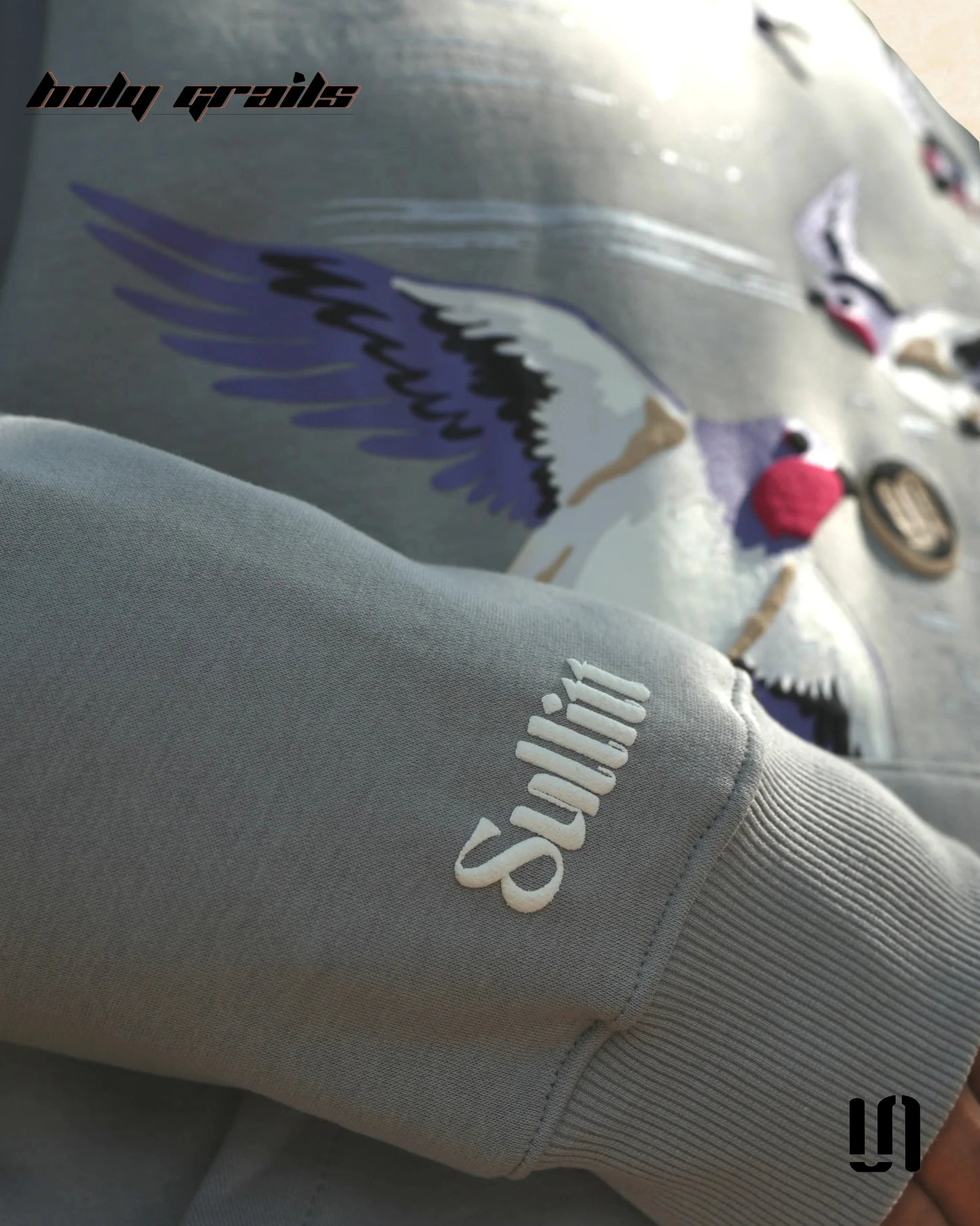 Rise Above Greywings Hoodie HG x Sullitt
