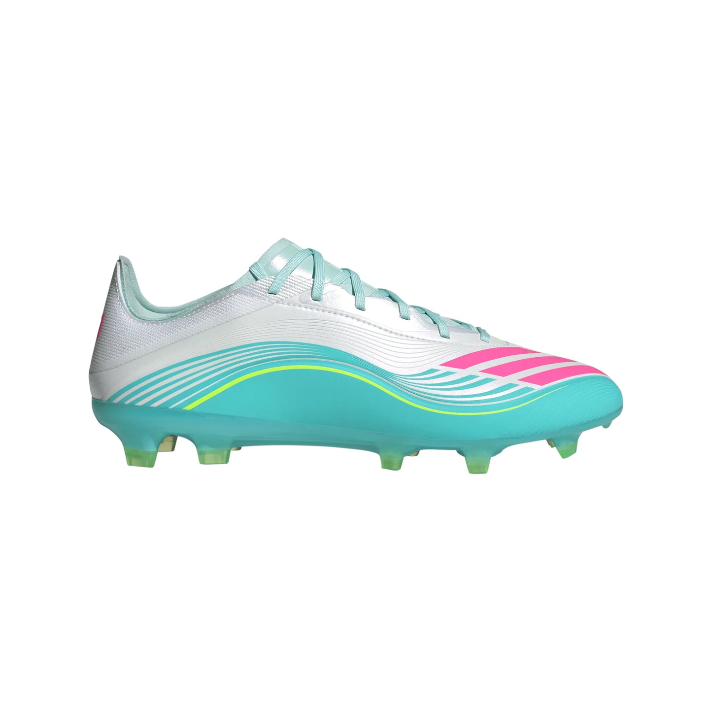 adidas F50 Messi Pro FG Firm Ground Mens Soccer Cleats White Pink Aqua