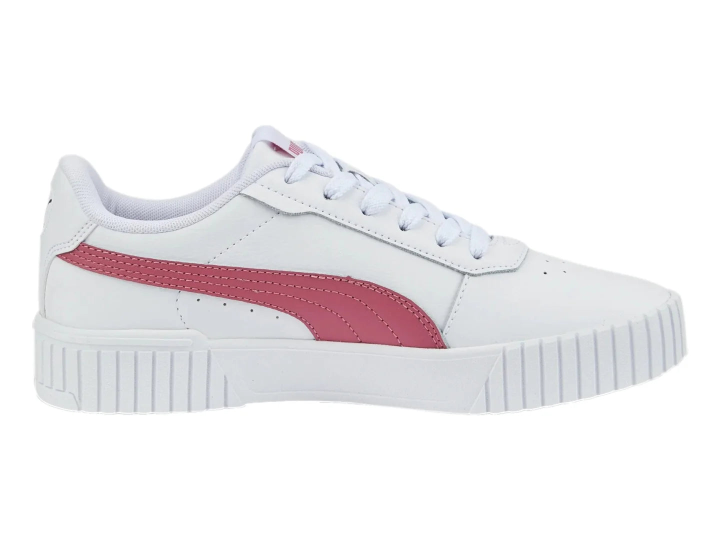 Tenis PUMA Carina 20 Blanco y Rosa para Mujer