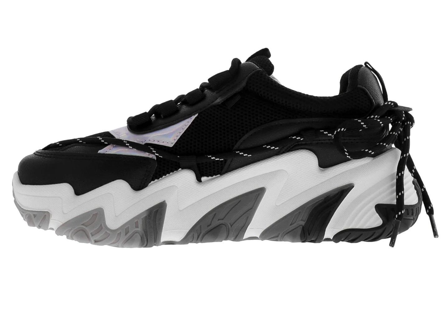 Tenis ATOK Negro con Blanco para Mujer