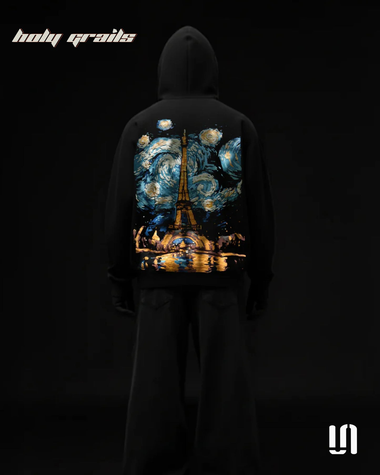 City of Nights Black Hoodie HG x Sullitt