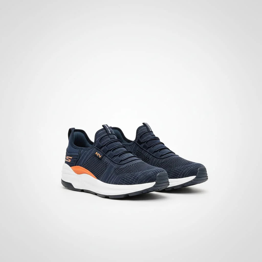 SKECHERS ARCH FIT MEMORY FOAM NAVY BLUE