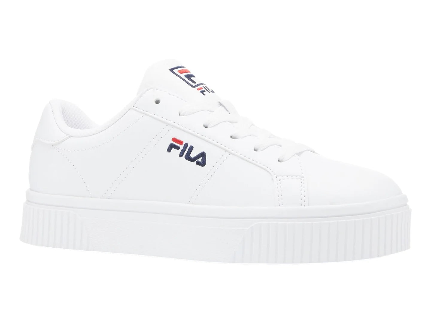 Tenis FILA Panache 19 Blanco Azul y Rojo para Mujer