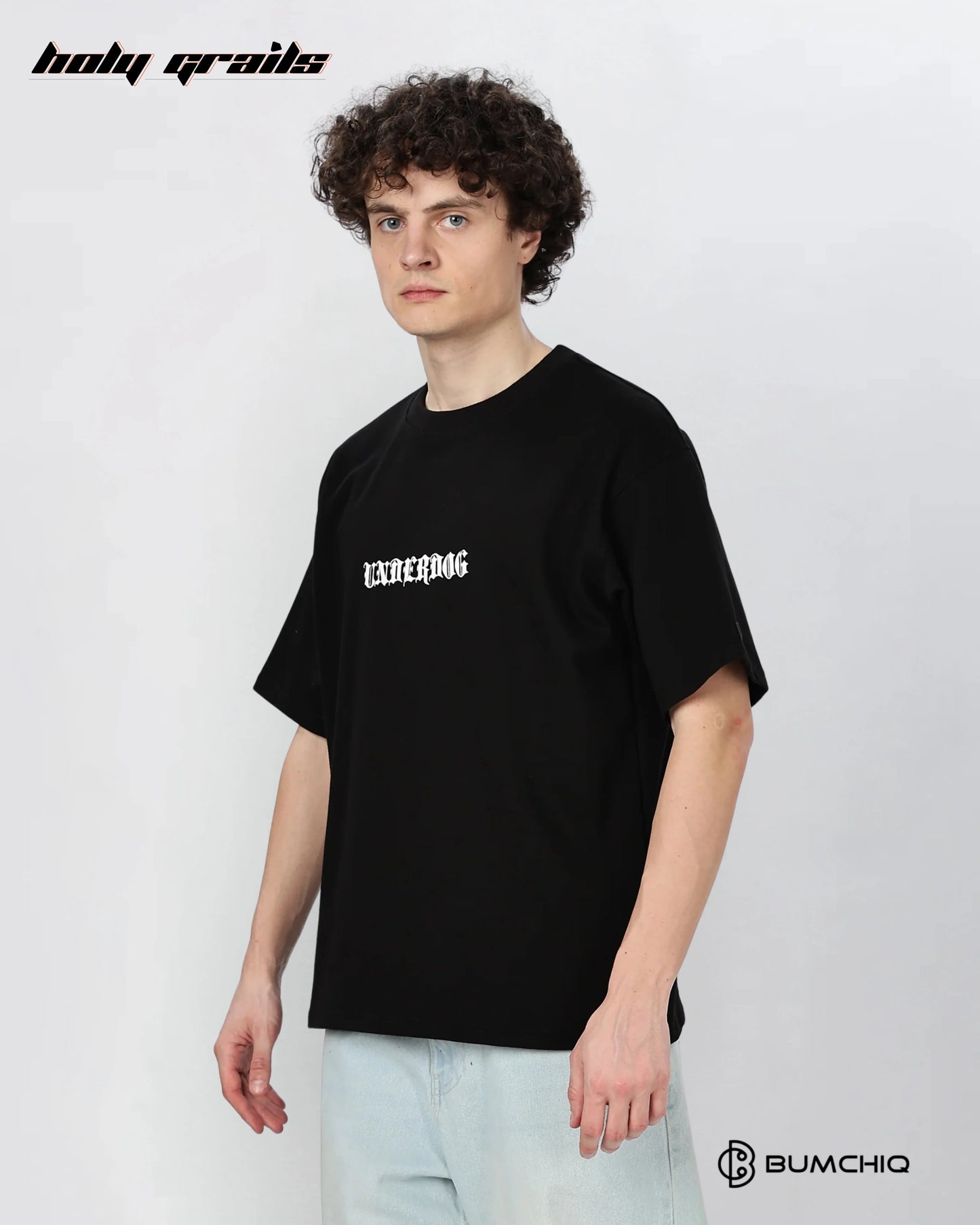Underdog Black Oversize Tee HG x Bumchiq