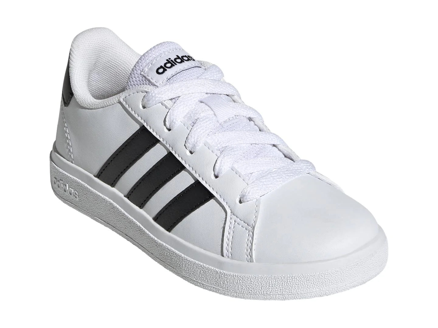 Tenis Adidas Grand Court 20 Blanco y Negro para Niño