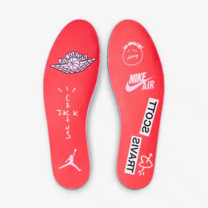 Air Jordan 1 Retro Low OG SP Travis Scott Sail Tropical Pink
