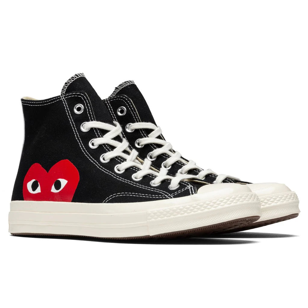 Converse x Comme Des Garcons PLAY All Star Chuck 70 Hi Black